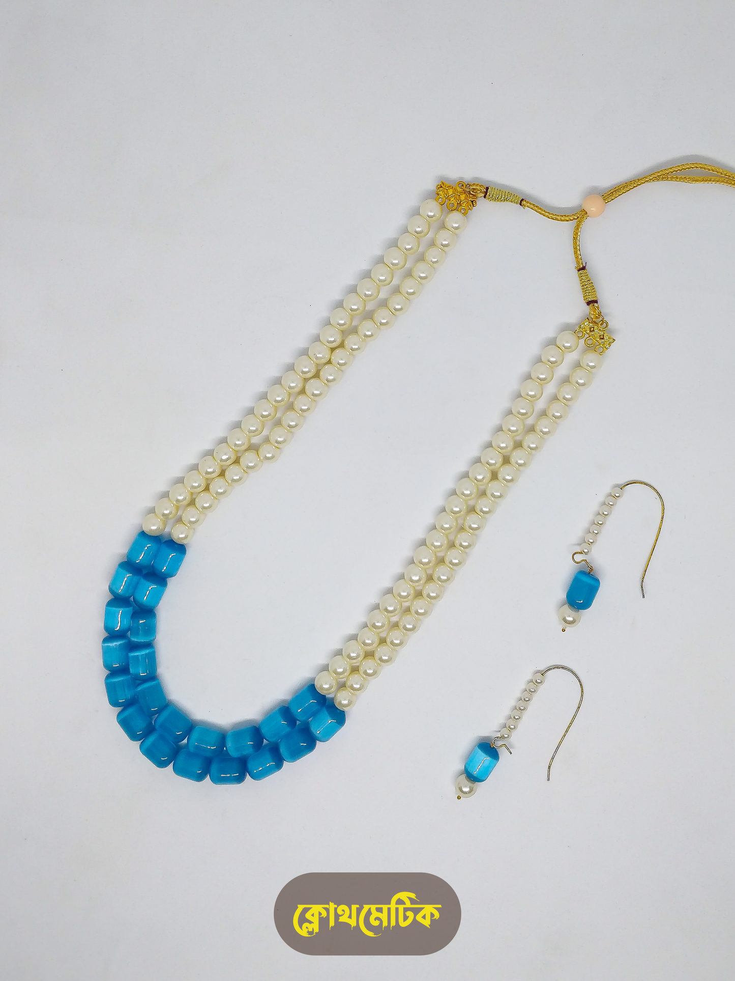 2-Layer Monalisa Stone Necklace Set (NS08)