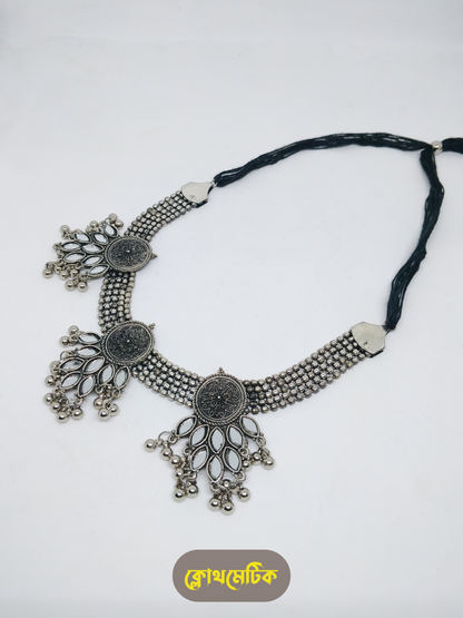 Oxidized German Silver Necklace (NS14)